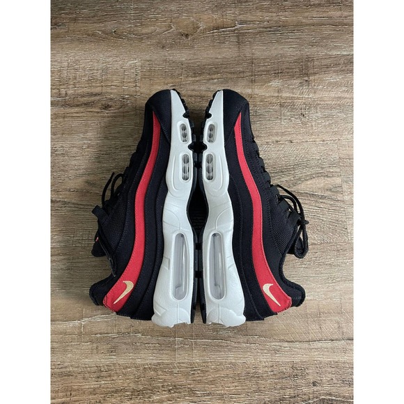 Nike Air Max 95 ID By You Black Clay Red Men’s Sz 11 DO7424-900 - Picture 5 of 7